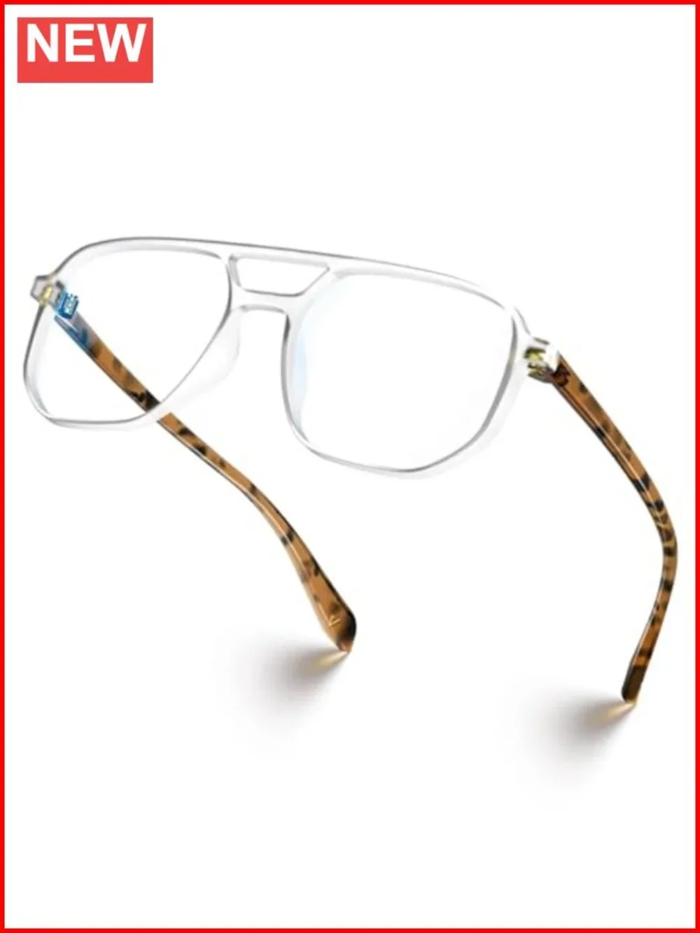 TR90 Blue Light Blocking Glasses Aviator Anti Eyestrain Computer Gaming